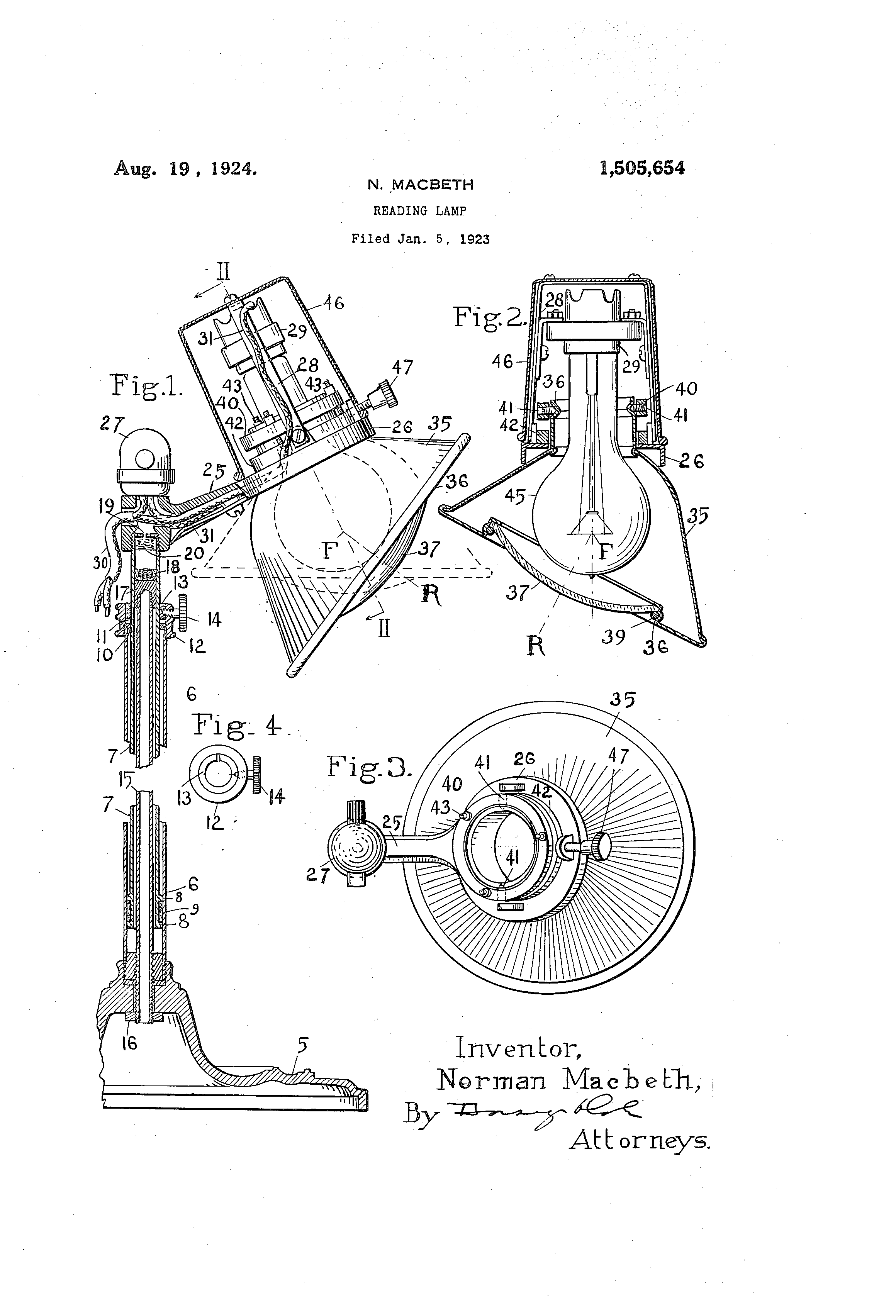 Historic Light Bulb Patent Drawing